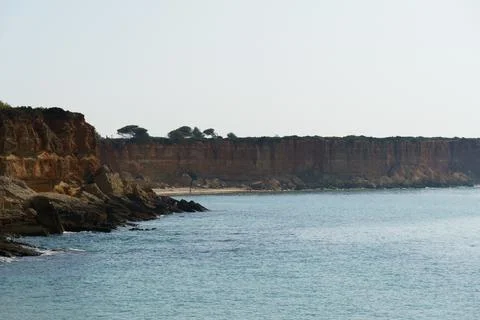 Conil beach cliffs Stock Photos