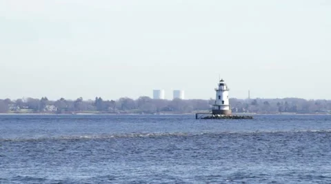 Conimicut Light House Stock Footage 10858767