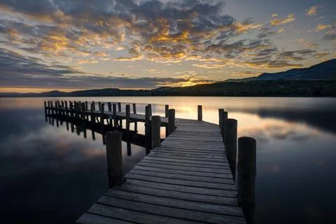 Coniston Water Foto stock