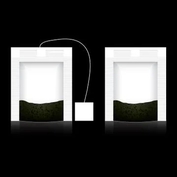 Conjunctivitis tea bag Stock Illustration