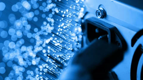 Connect and pull out electric cable into PC Stock Footage 65823876