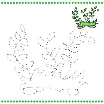 Connect the dots and coloring page Stock Illustration