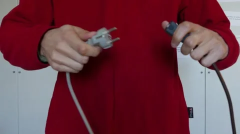 Connect extension with adapter Stock Footage 59793794