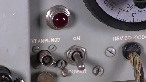 Connect external modulation signal and power up Video stock 84002988