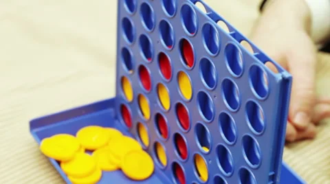 Connect Four board game Stock Footage 60231375