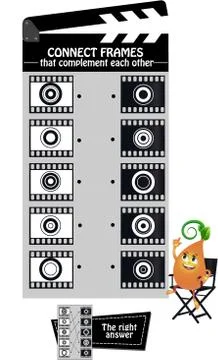 Connect frames that complement each other Stock Illustration