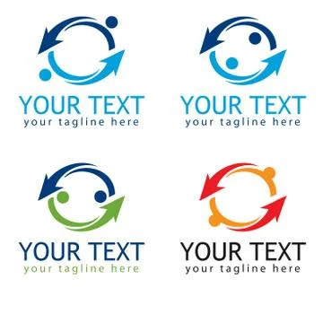 Connect logo Stock Illustration