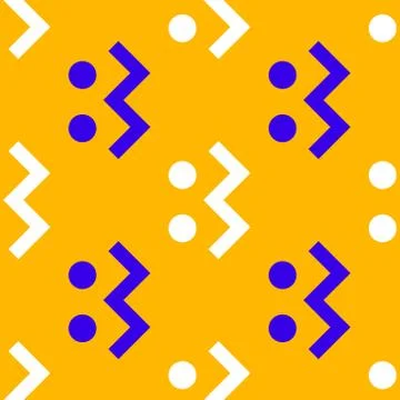 Connect right seamless pattern Stock Illustration