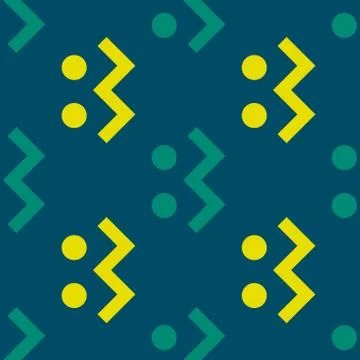 Connect right seamless pattern Stock Illustration