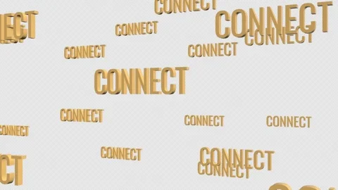 CONNECT Text Animation. Stock Footage 315883759