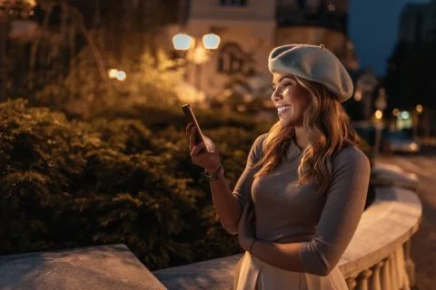 Connect to the things that keep you smiling Fotos Stock