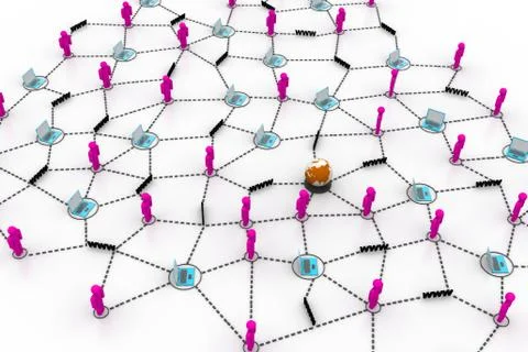 Connect the world Stock-Illustration