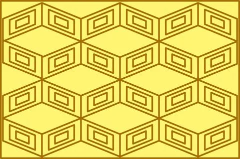 Connected Angled Rectangles Stock Illustration
