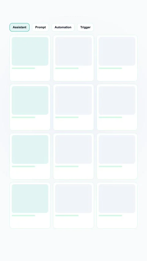 Connected Apps Hub Generic SaaS Interface Vertical Animation Stock Footage 345154295