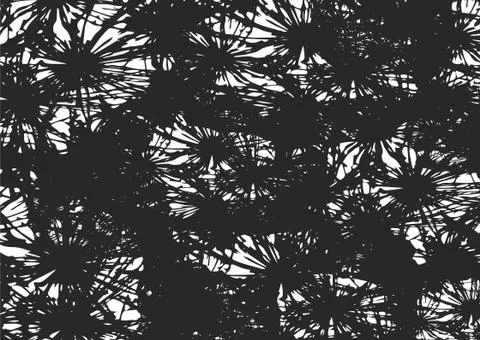 Connected black lines on white background. Stock Illustration