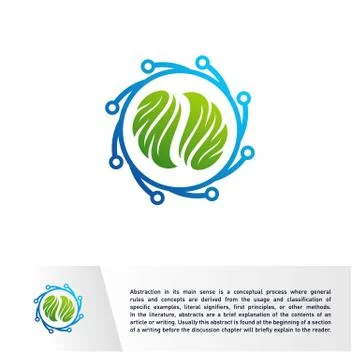 Connected Brain Logo Template. Technology Brain, Creative mind, learning and  Stock Illustration