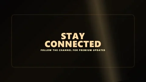 Connected Channel Update Message Dark Background Gold Light Call Action Stockbeeldmateriaal 332695141