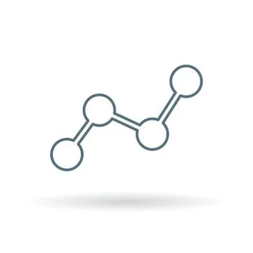 Connected circles icon Stock Illustration