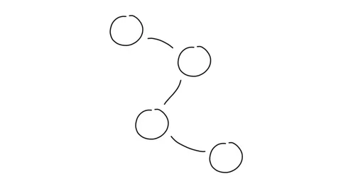 Connected Circular Nodes in Sequence Stock Footage 326879262