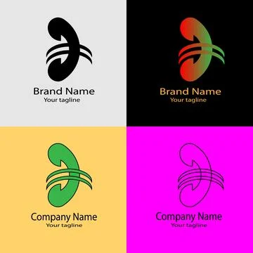 Connected Communication logo design Stock Illustration