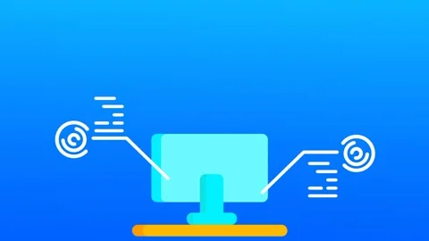 Connected Computer Network Stock Footage 335667275