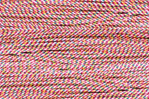 Connected concept , Different ropes texture background Stock Photos