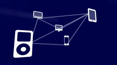 Connected devices Vídeo Stock 11401604