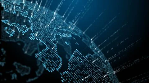 Connected devices Internet of things (IoT) cloud computing big data network - Illustrazione stock