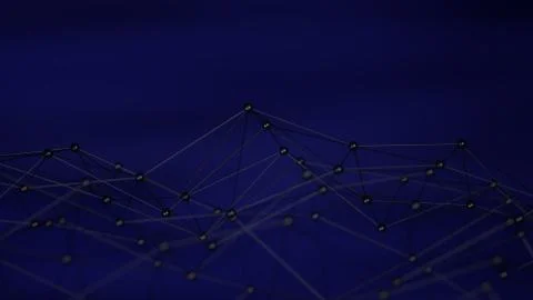 Connected Dots Stock Illustration