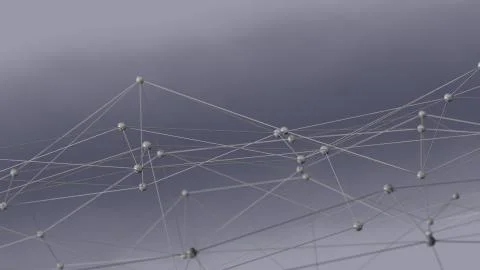 Connected Dots Stock Illustration