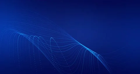 Connected fluid dots and lines transporting data across the network. Stock Footage 153839130