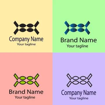 Connected Geometric Nodes logo イラスト素材