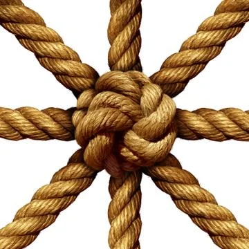 Connected Group Stock Illustration