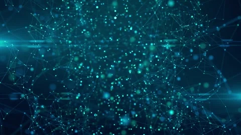 Connected Information Technology Network Algorithms Cloud Background Stock Footage 313962197