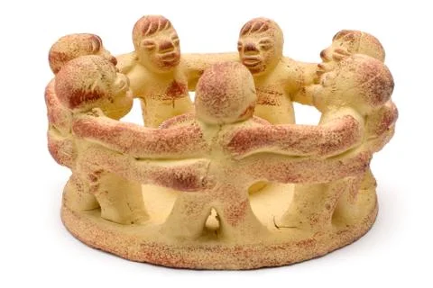 Connected Isolated on a White Background 스톡 사진