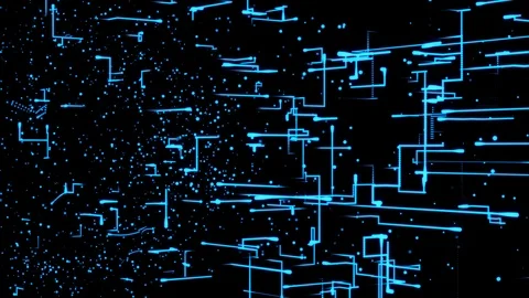 Connected line abstract background collection Stock Footage 89514715