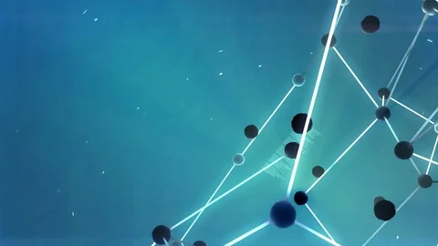 Connected nodes. Video stock 73021673