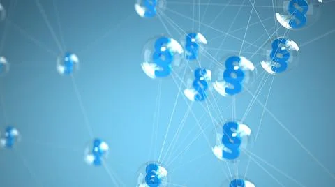 Connected Paragraphs Stock Illustration