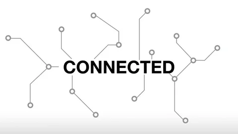 Connected Simple Circuit Web Title Animation 스톡 동영상 83866306