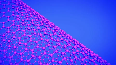 Connected Spheres Hexagon Loop Full HD 3d Stock Footage 62267138