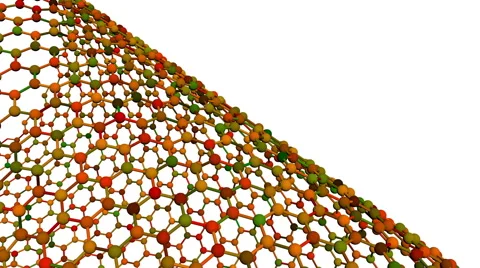 Connected Spheres Hexagon Loop Full HD 3d Stock Footage 62270625