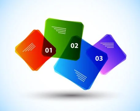 Connected squares Stock Illustration