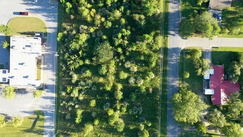 A Connected Suburban Neighborhood Stock Footage 110264841
