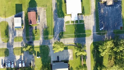 A Connected Suburban Neighborhood Stock Footage 110296433