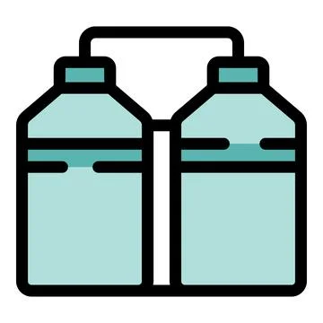 Connected tanks storing liquid maintaining consistent pressure and flow Stock Illustration