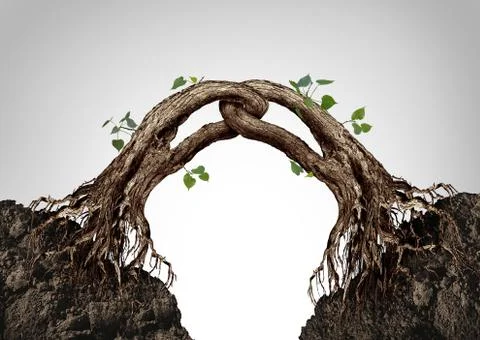 Connected Together Concept イラスト素材