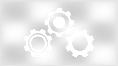 Connected wheels endless motion video animation Stock Footage 330425721