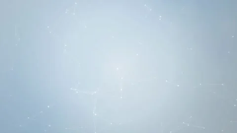 Connected white nodes drifting mesh network seamless loop background Stock Footage 348255095