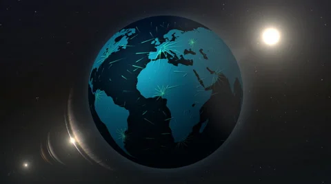 Connected World animation PAL Stock Footage 47478511