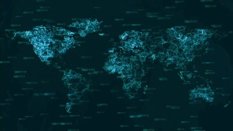 A connected world Stock Footage 90306653